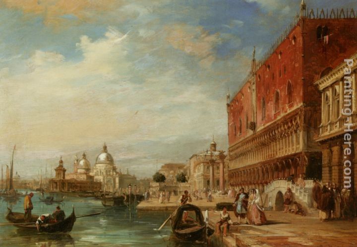 Edward Pritchett Santa Maria Della Salute from the Dodges Palace Venice